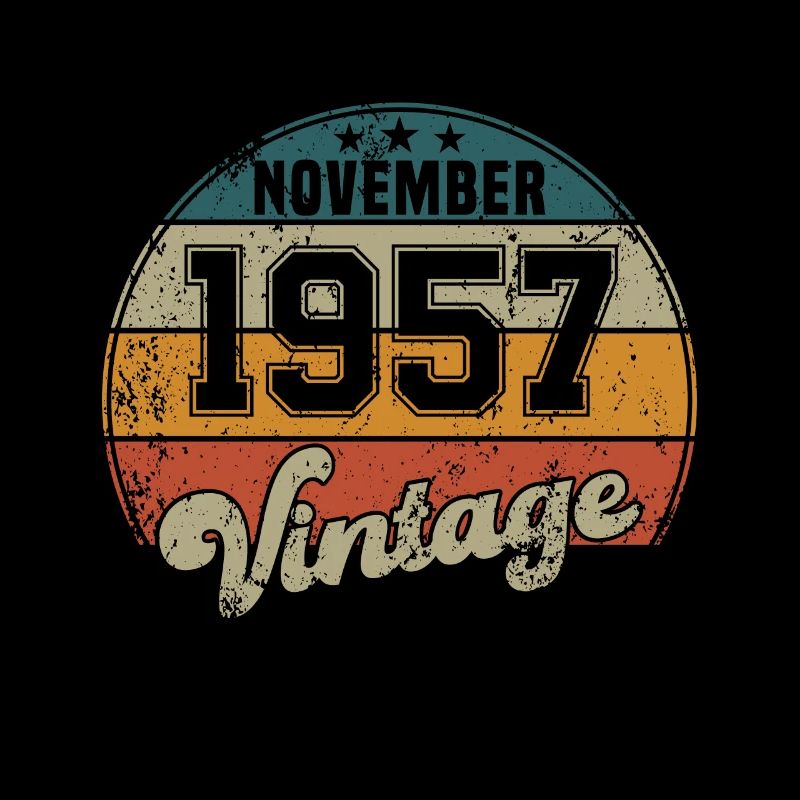 Vintage Geburtstag - November 1957 - Geschenkidee