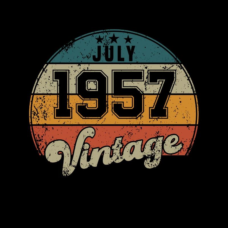 Vintage Geburtstag - Juli 1957 - Geschenkidee