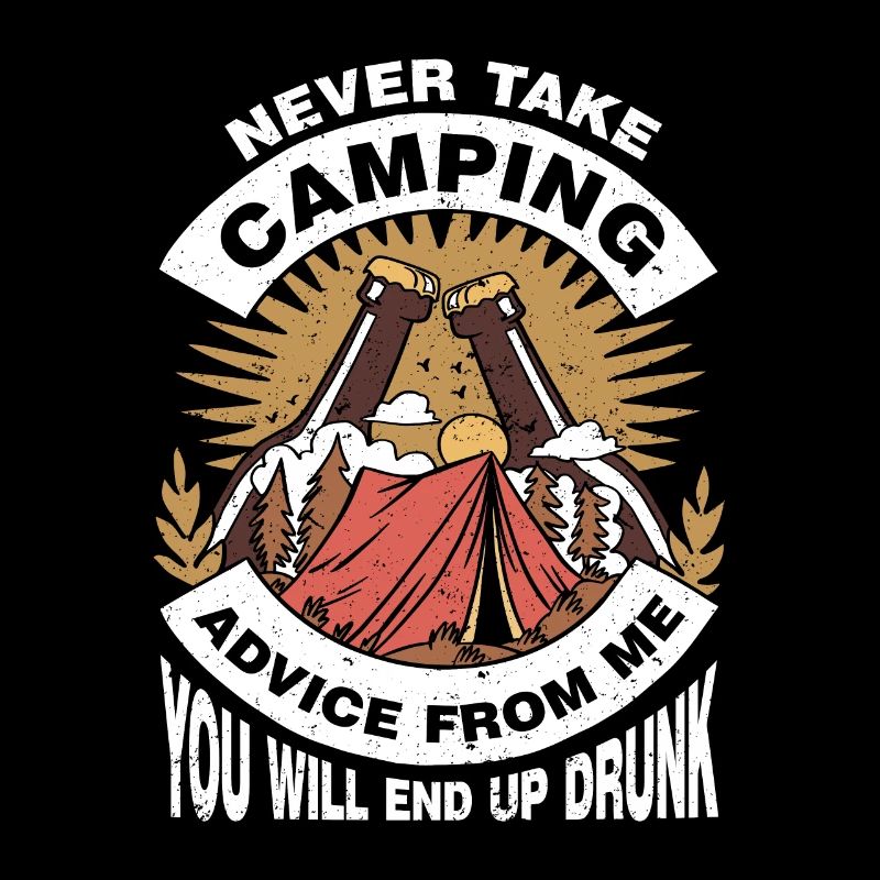 Camping Cadeau Campfire Nature Camper