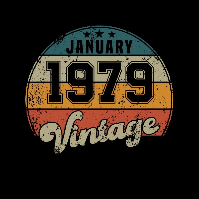 Anniversaire Vintage - Janvier 1979 - Idée cadeau