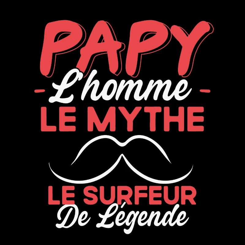 Papy Le Surfeur De Légende Cadeau Surf Humour