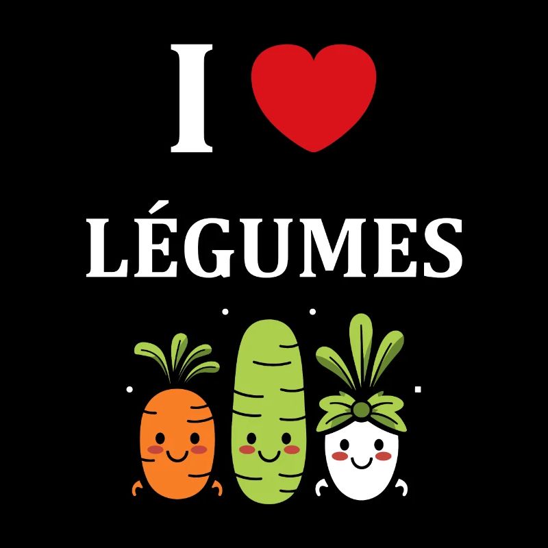 Humorous little vegan vegetables