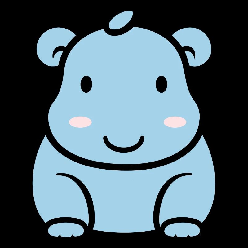 Liebe Kleines Nilpferd