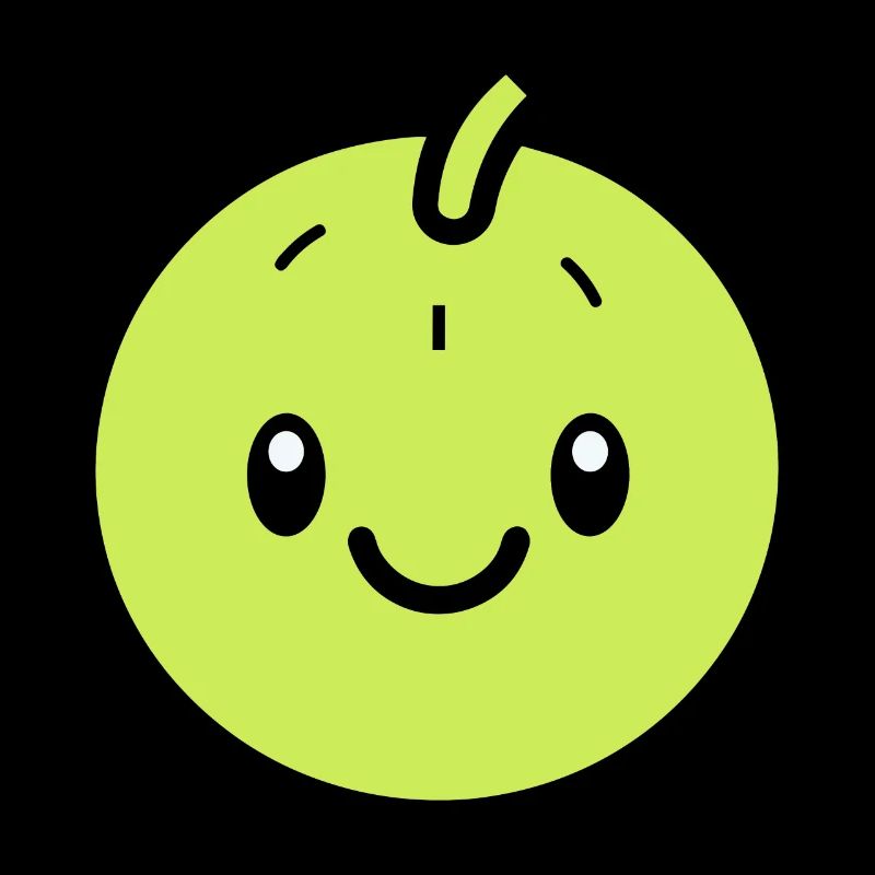 Frucht Humor Kleine Melone