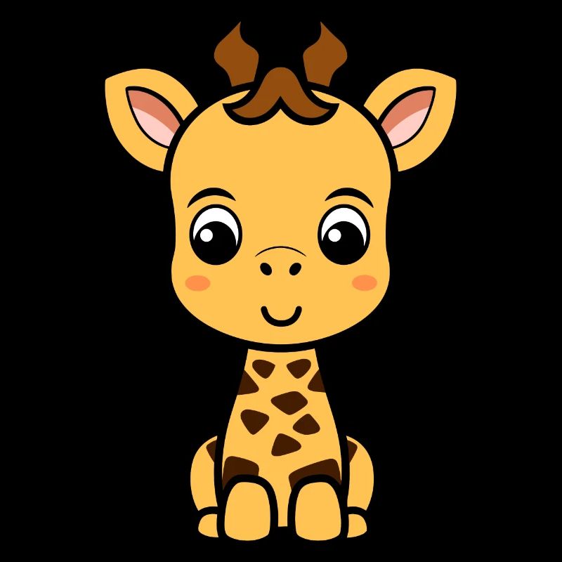 Humour petit bébé girafe