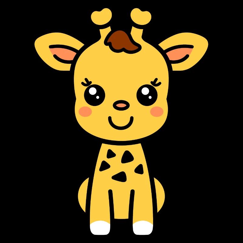 Humour petit bébé girafe