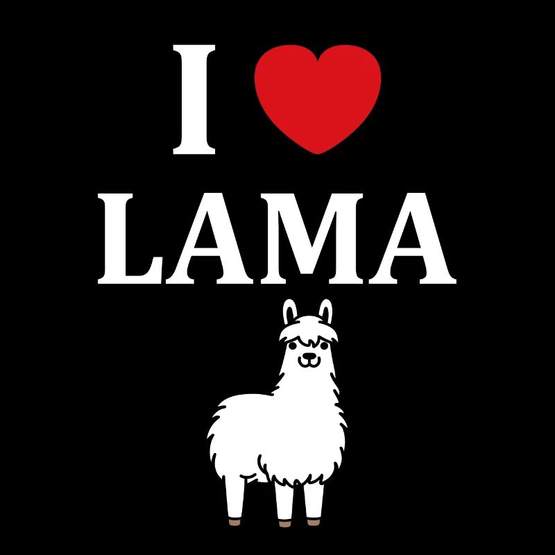Humour mignon petit lama