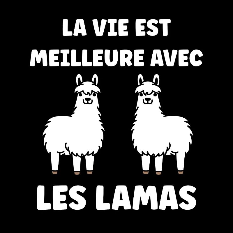 Humour mignon petit lama