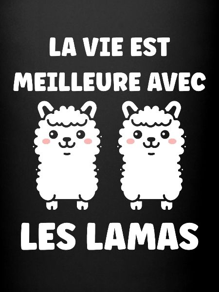 Humour mignon petit lama