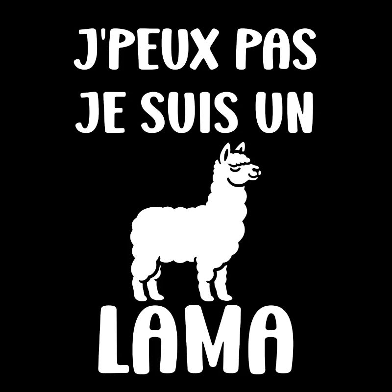 Humour mignon petit lama
