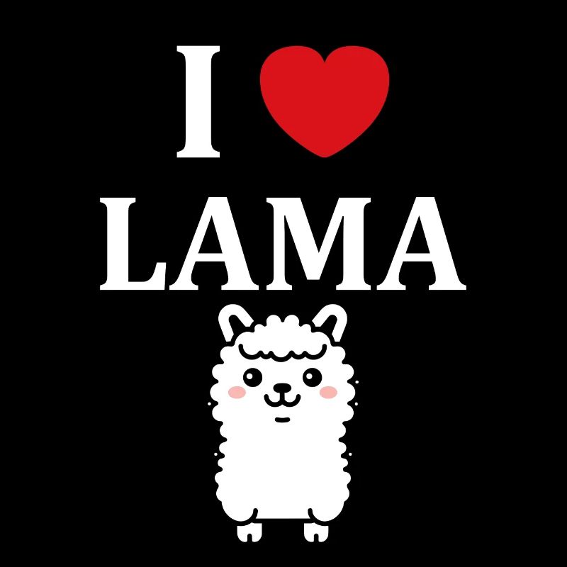 Humour mignon petit lama