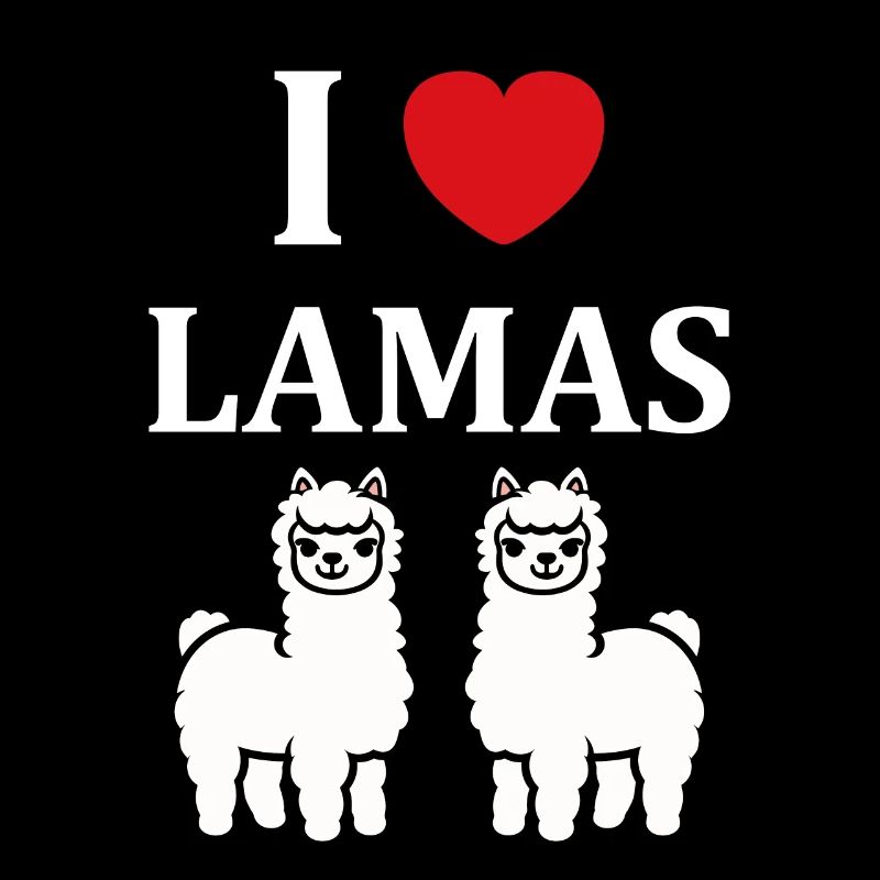 Humour mignon petit lama