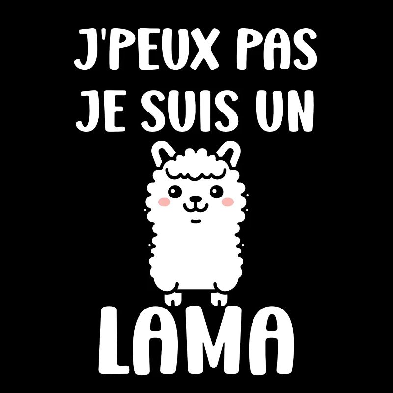 Humour mignon petit lama