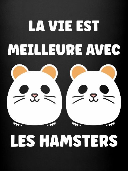 Mignon Humour petit hamster