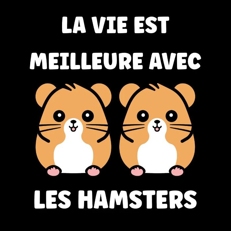 Mignon Humour petit hamster