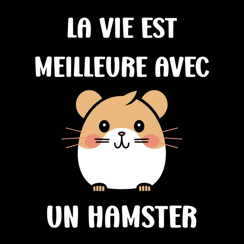 Mignon Humour petit hamster