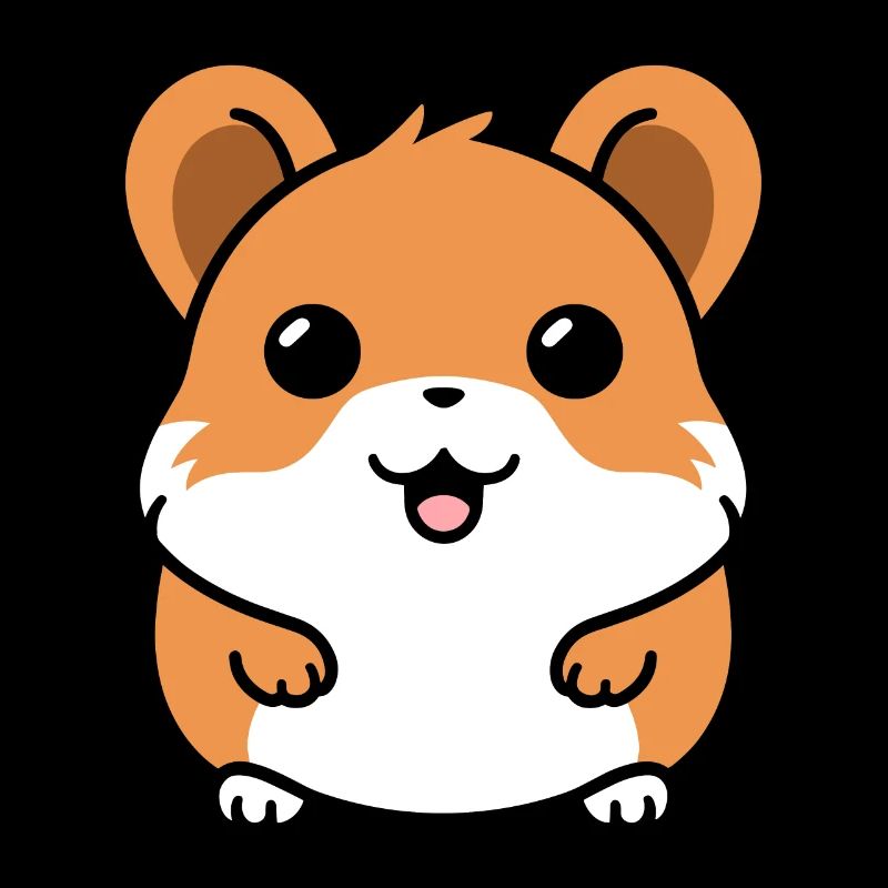 Cute Humor Little Hamster