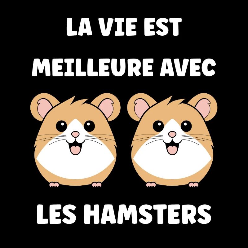 Mignon Humour petit hamster
