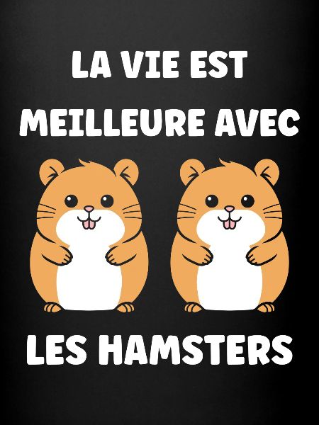 Mignon Humour petit hamster