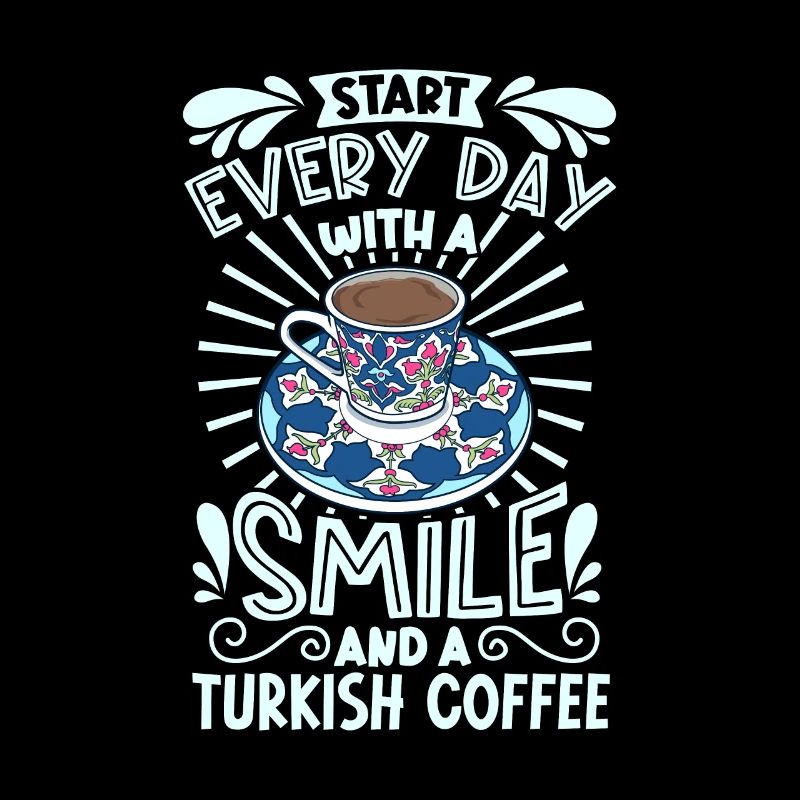 Souriez avec du café turc
