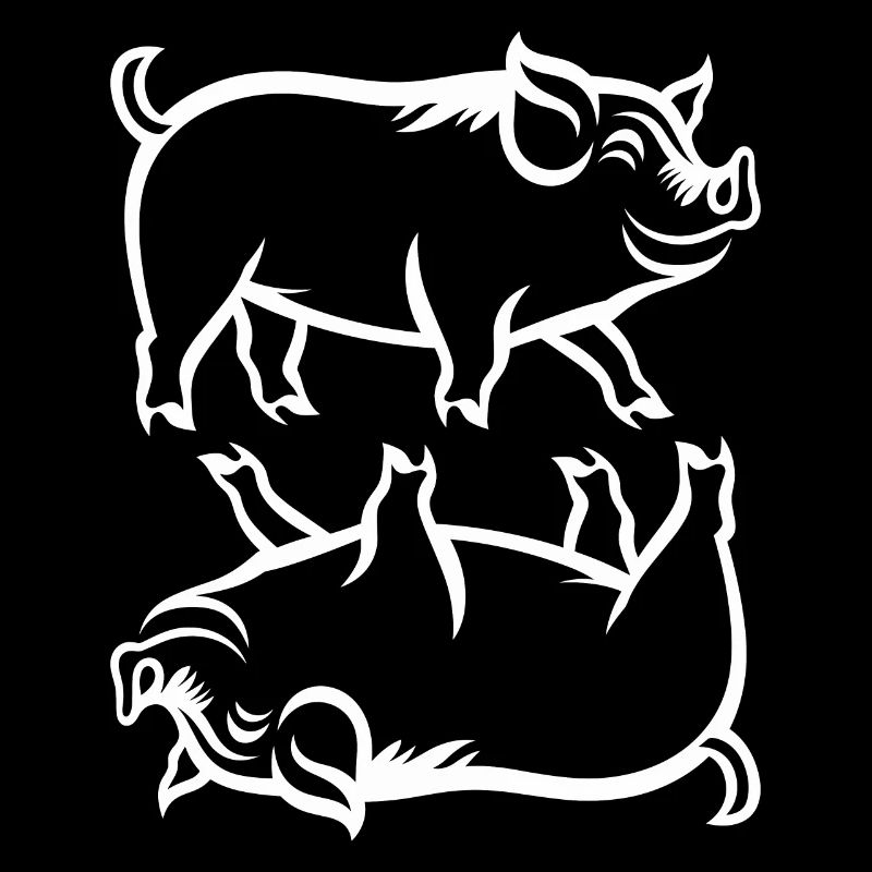 Humor Kleines Wildschwein