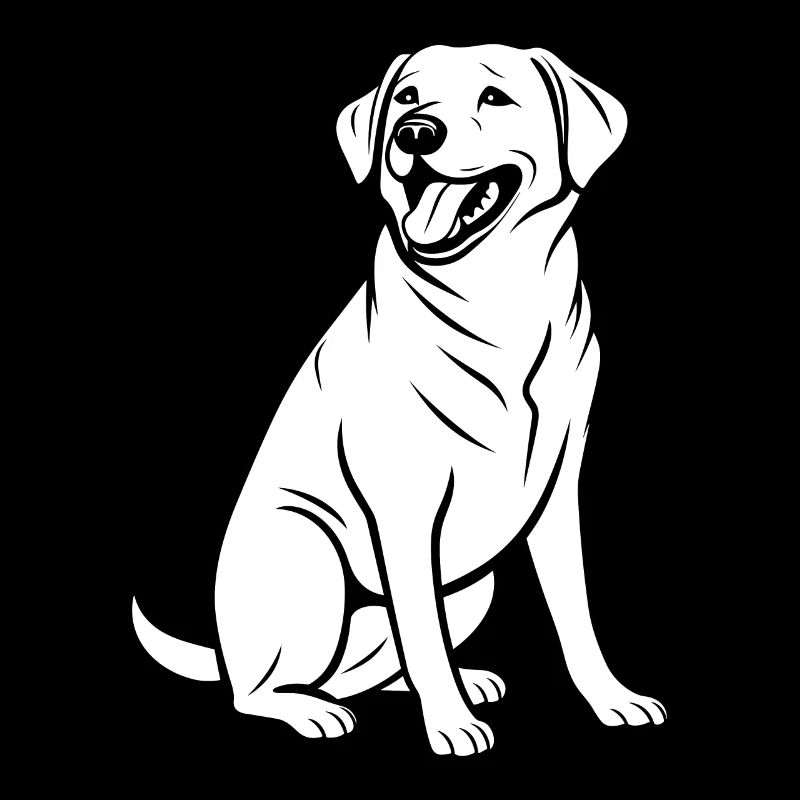 Small dog humor labrador