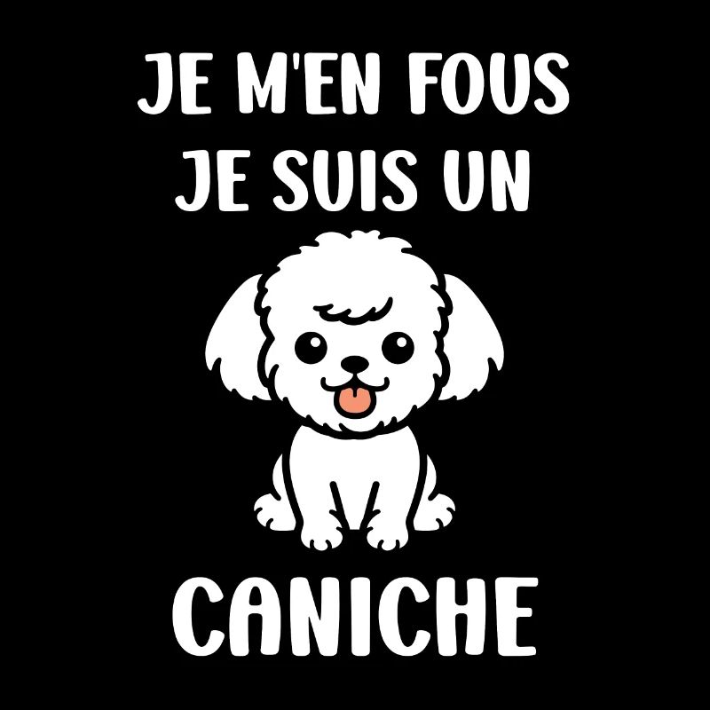 Humour chien petit caniche