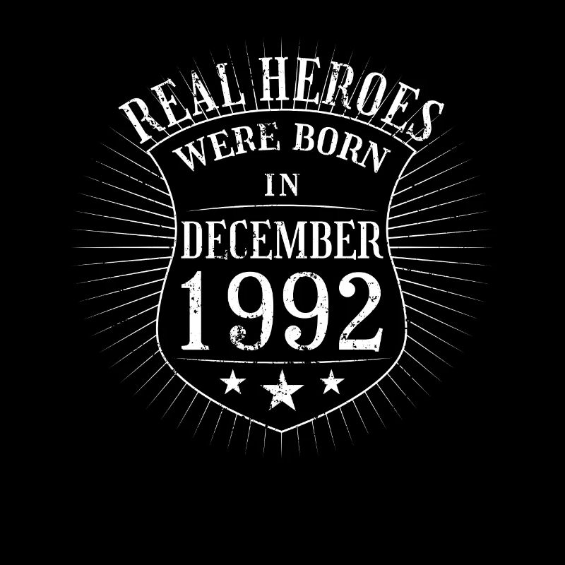 Real Heroes were born in December 1992 Birthday