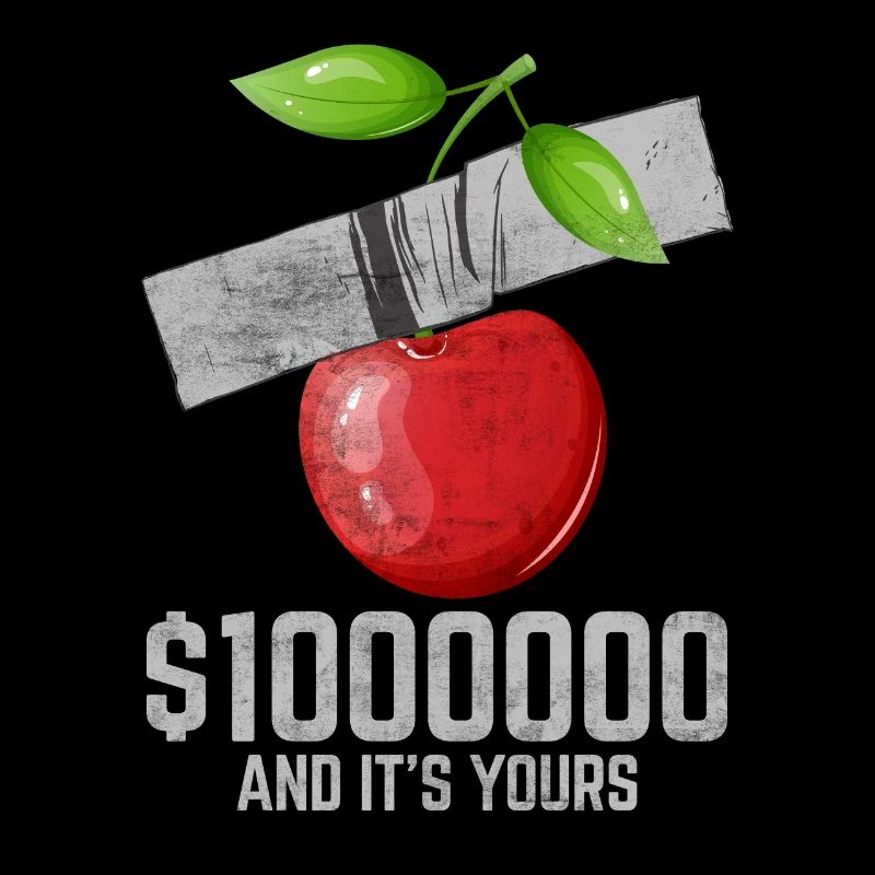 Duct Tape Cherry Fruit Lover Funny Quote