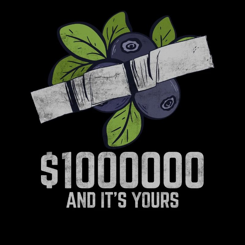 Ruban adhésif Huckleberry Fruit Lover citation drôle