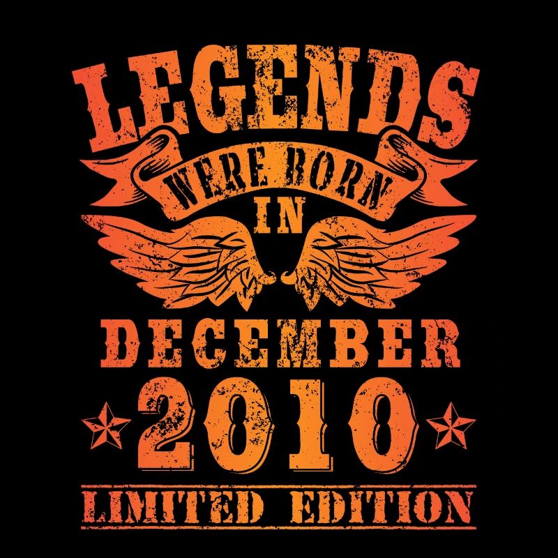 Les légendes sont nées en décembre 2010 Anniversaire