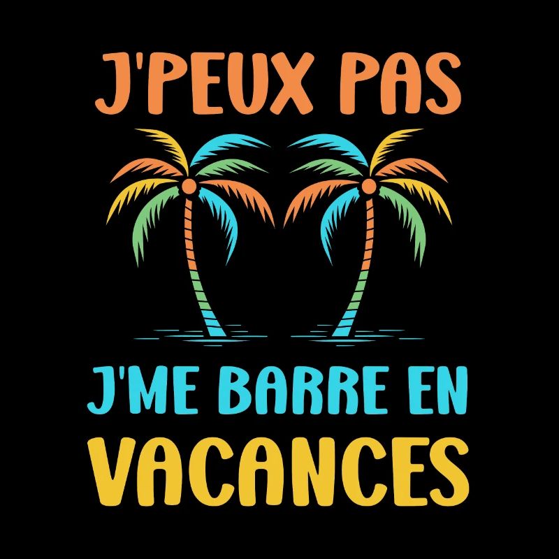 je suis en vacances