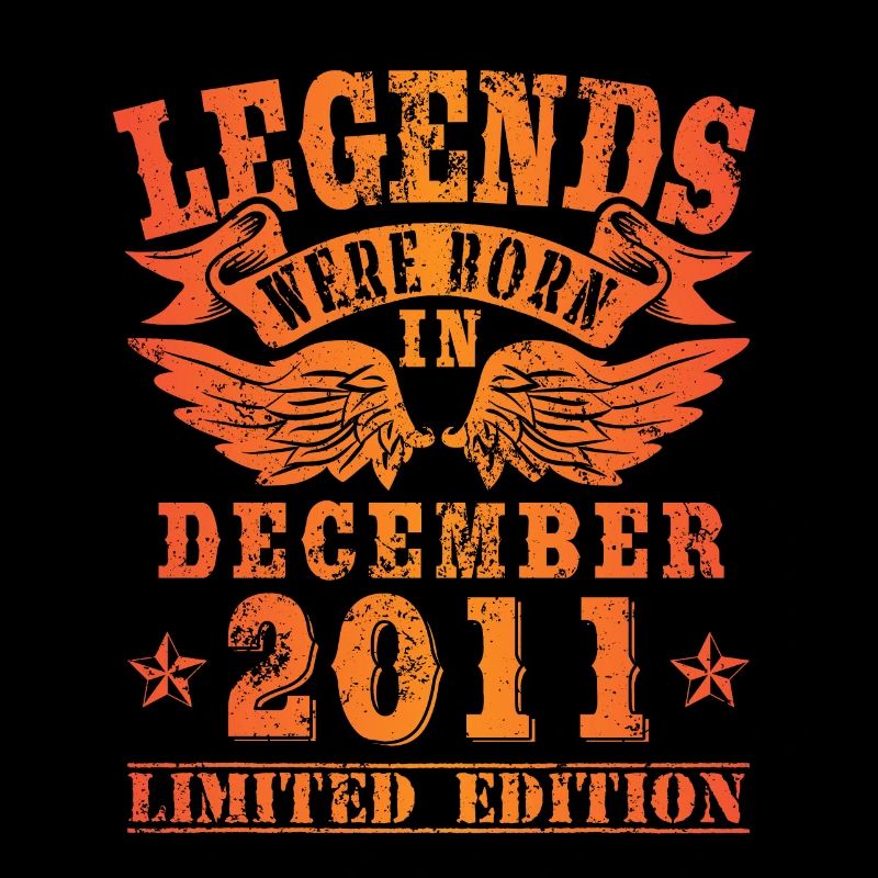 Legends were born in Dezember 2011 Geburtstag