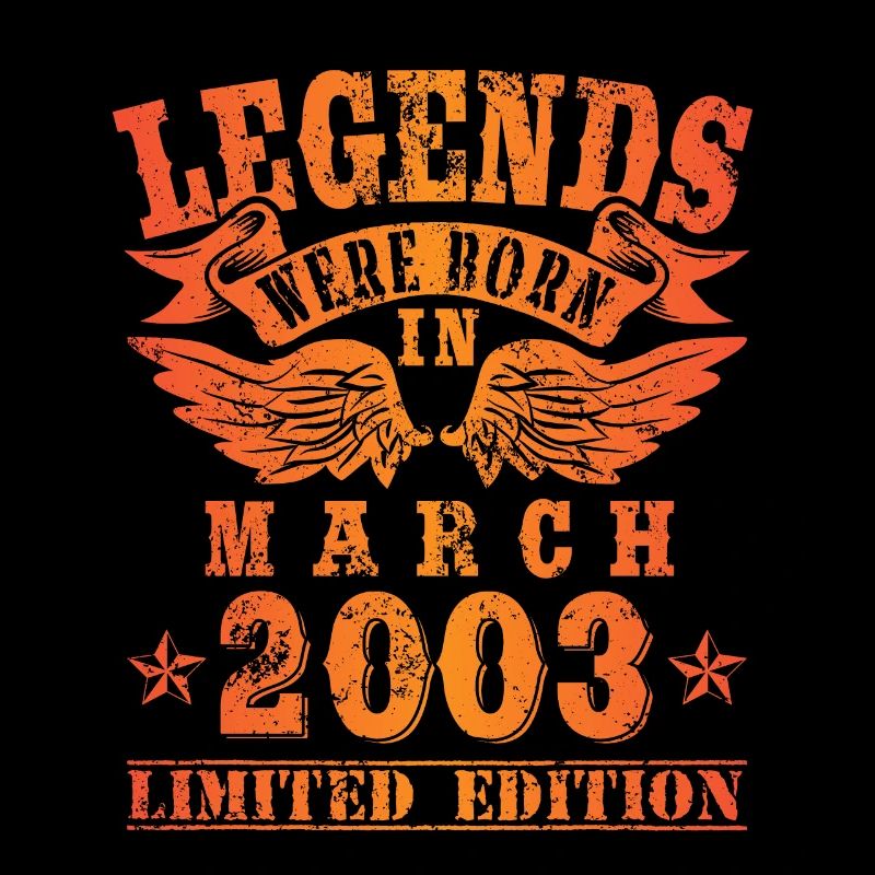 Legends sont nées en mars 2003 Anniversaire