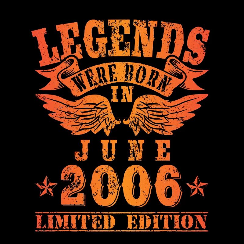 Legends were born in June 2006 Birthday