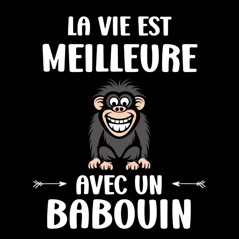 Humour petit singe babouin