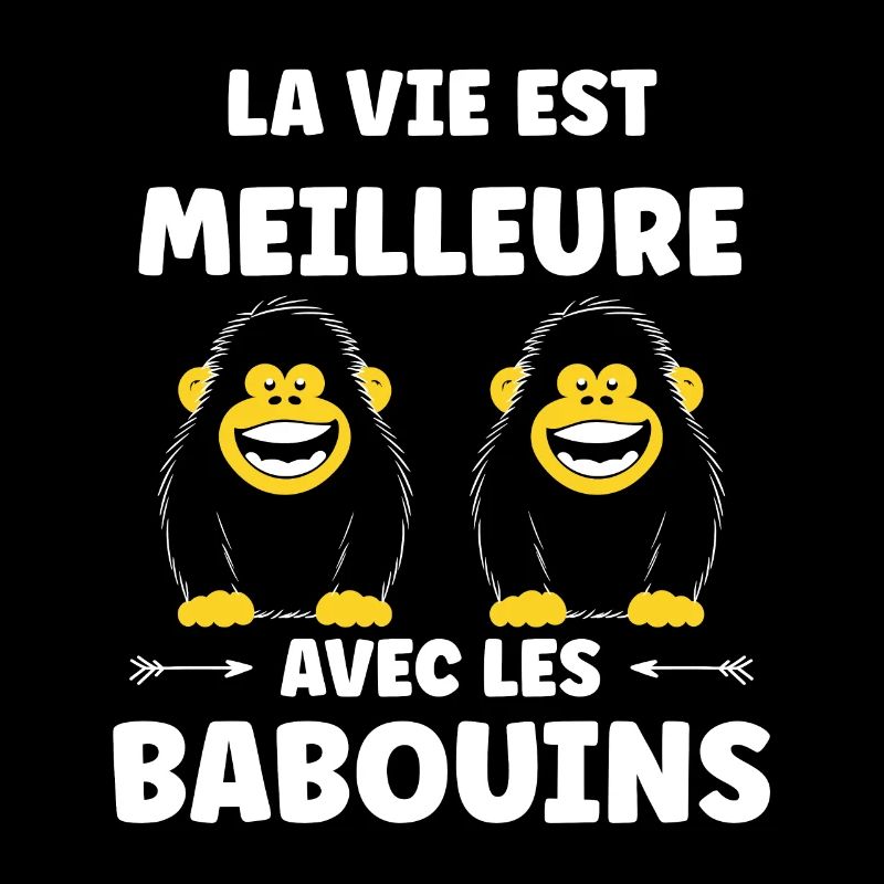 Humour petit singe babouin