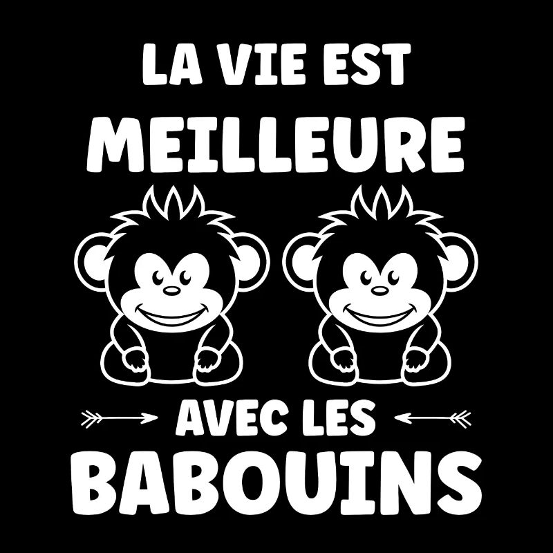 Humour petit singe babouin