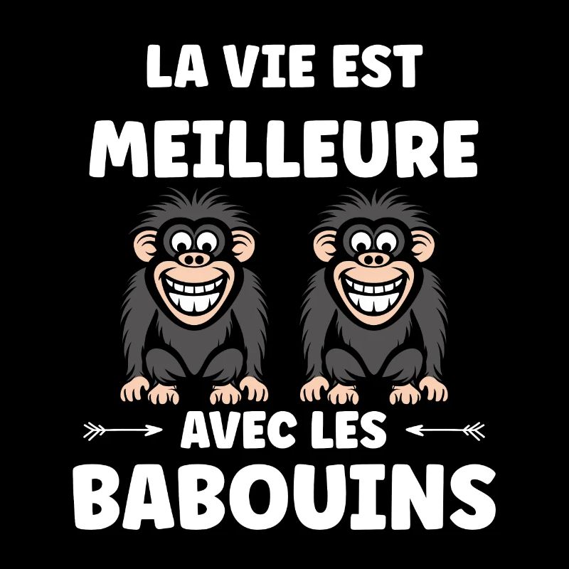 Humour petit singe babouin