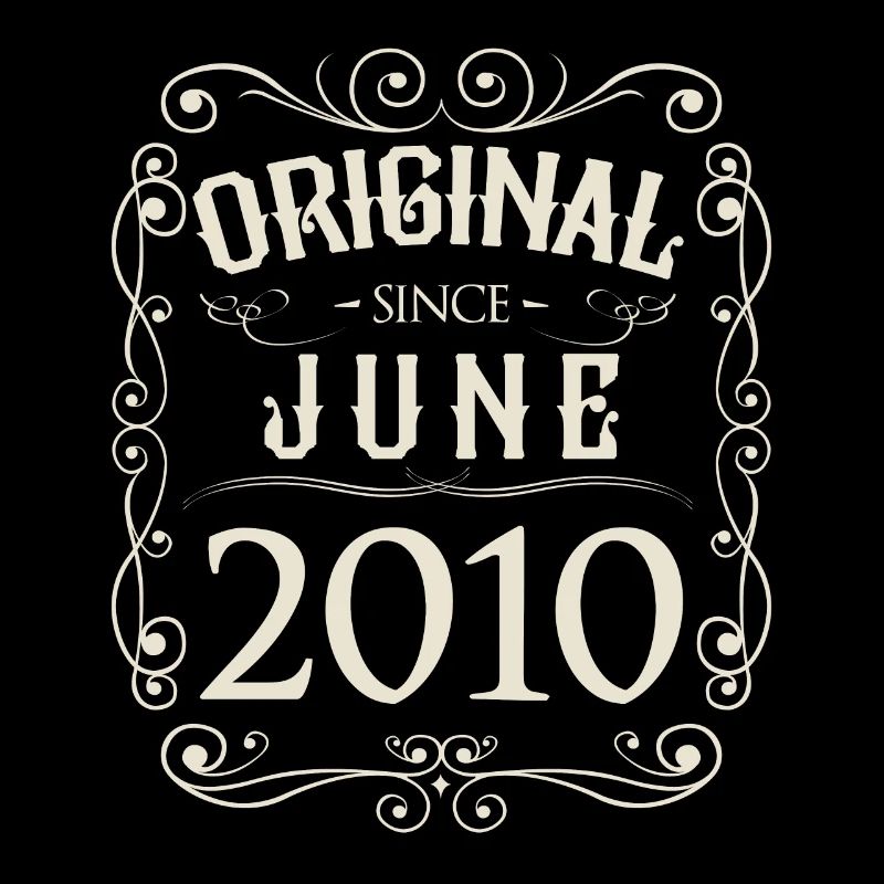 Vintage - Original since Juni 2010 Geburtstag