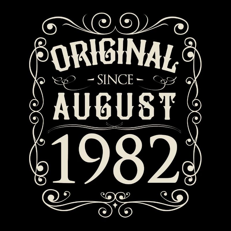 Vintage - Original since August 1982 Geburtstag