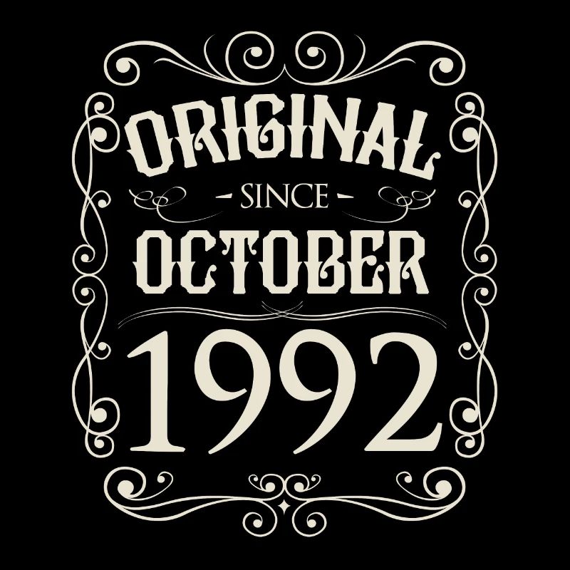 Millésime - Original depuis octobre 1992 Anniversaire