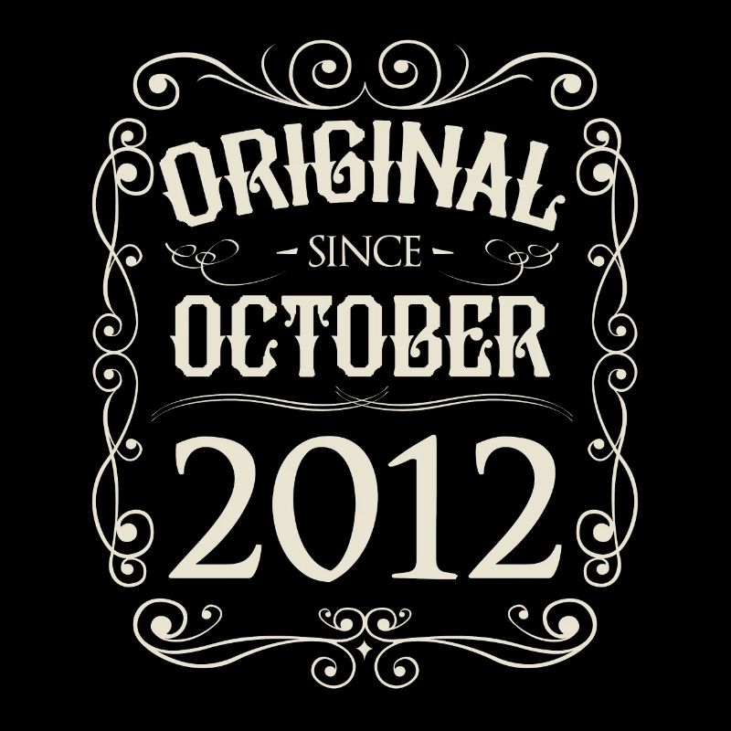 Vintage - Original since Oktober 2012 Geburtstag