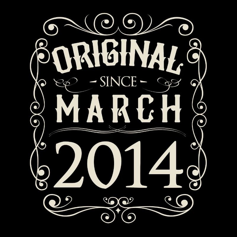 Vintage - Original since March 2014 Birthday