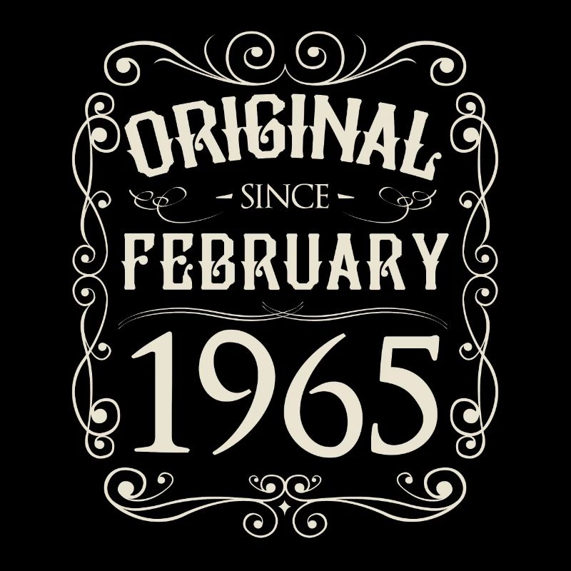 Vintage - Original since Februar 1965 Geburtstag