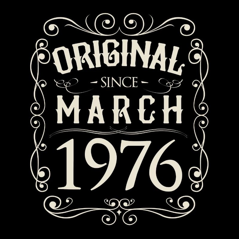 Millésime - Original depuis mars 1976 Anniversaire