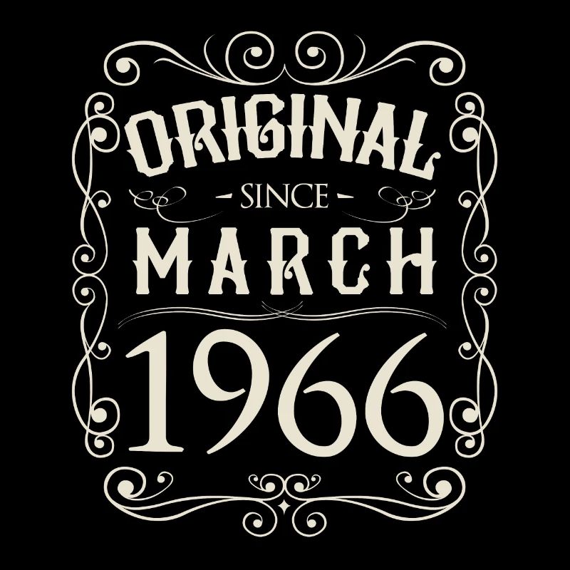 Vintage - Original since März 1966 Geburtstag