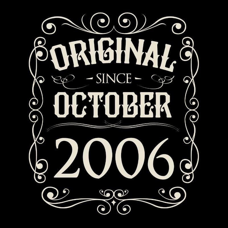 Vintage - Original since October 2006 Birthday