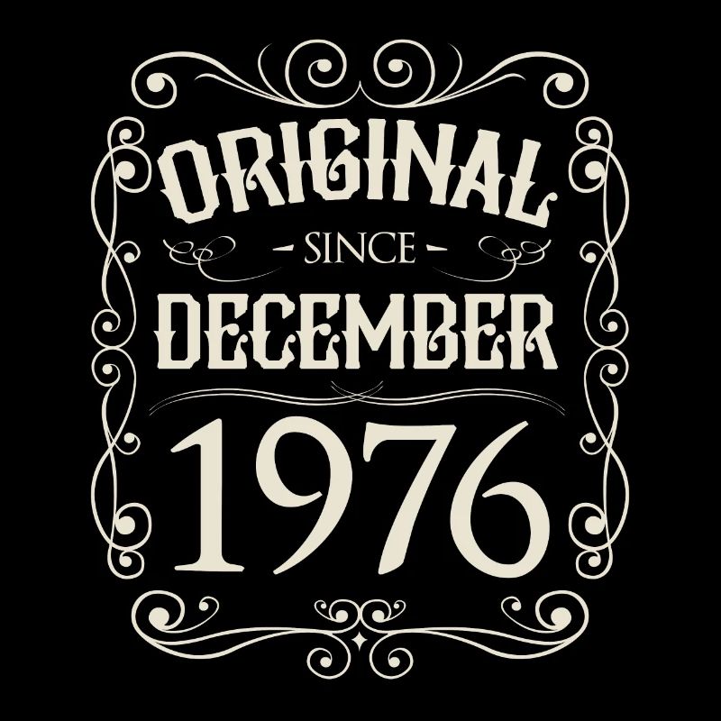 Millésime - Original depuis décembre 1976 Anniversaire