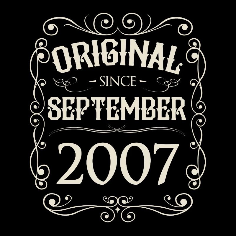 Vintage - Original since September 2007 birthday